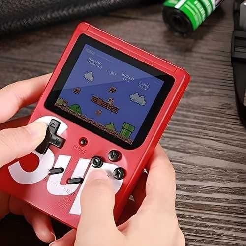 400 in 1 Video Games Portable, Led Screen and USB Rechargeable, Handheld Console, Classic Retro Game Box Toy for Kids Boys & Girls (Multi Color)